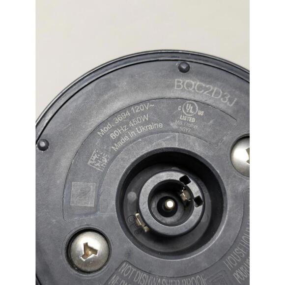 Nespresso Aeroccino 3 Electric Milk Frother Black 3694 Frother w/ Lid - No Base - Picture 3 of 3